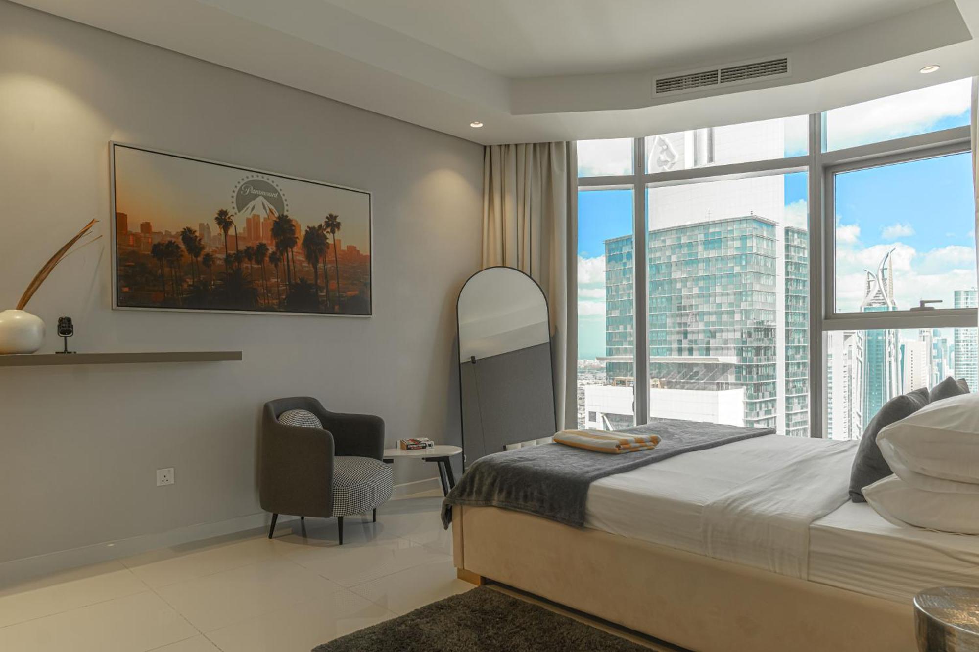 Paramount Tower Hotel And Residences With Infinity Sky Pool دبي المظهر الخارجي الصورة