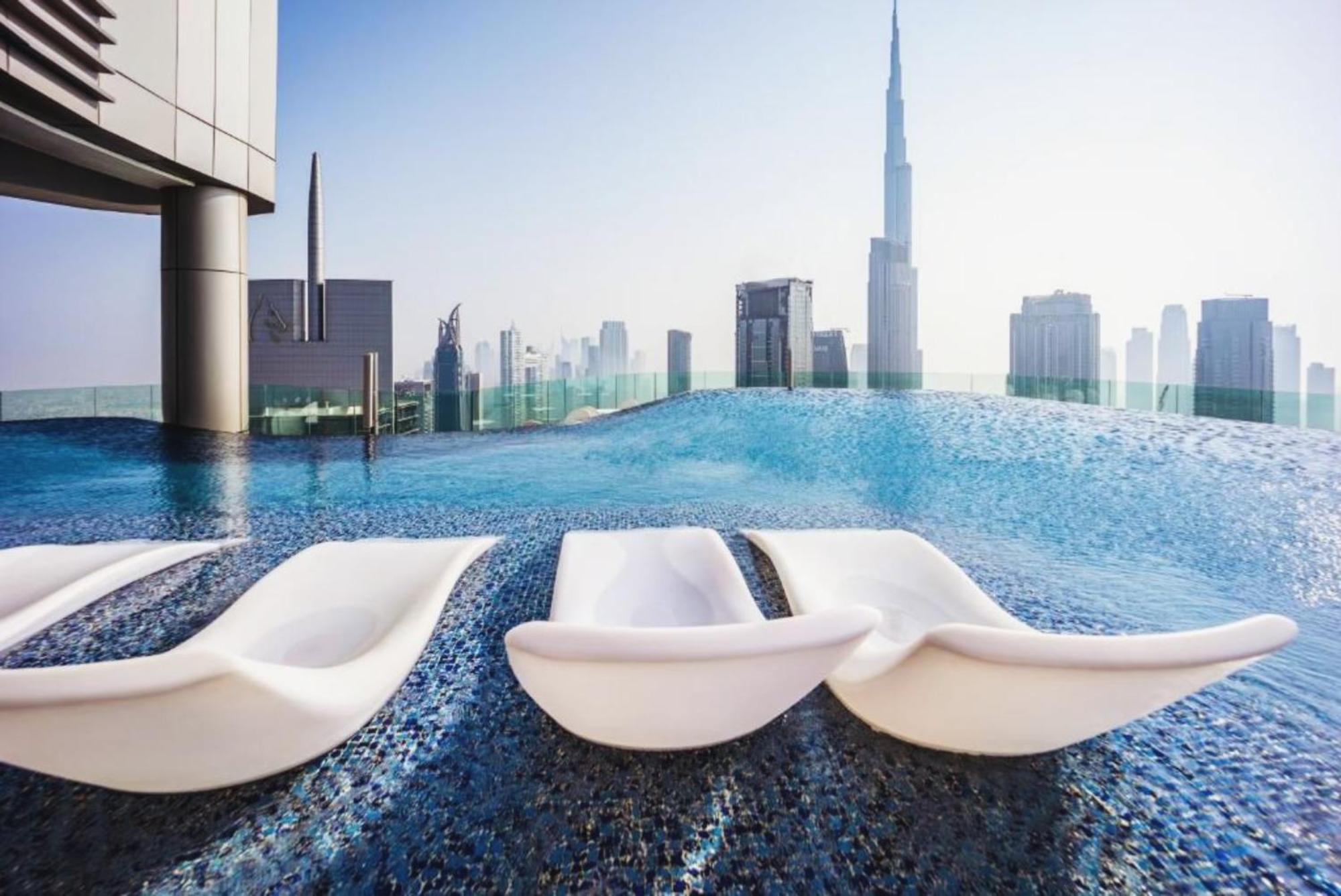 Paramount Tower Hotel And Residences With Infinity Sky Pool دبي المظهر الخارجي الصورة